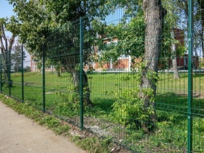 3D заборы для школы 90 метров фото в Горках Ленинских