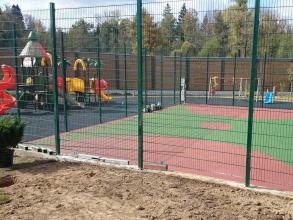 Забор на детскую площадку 50 метров фото в Горках Ленинских